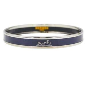 106. Hermes Caleche Blue Bangle